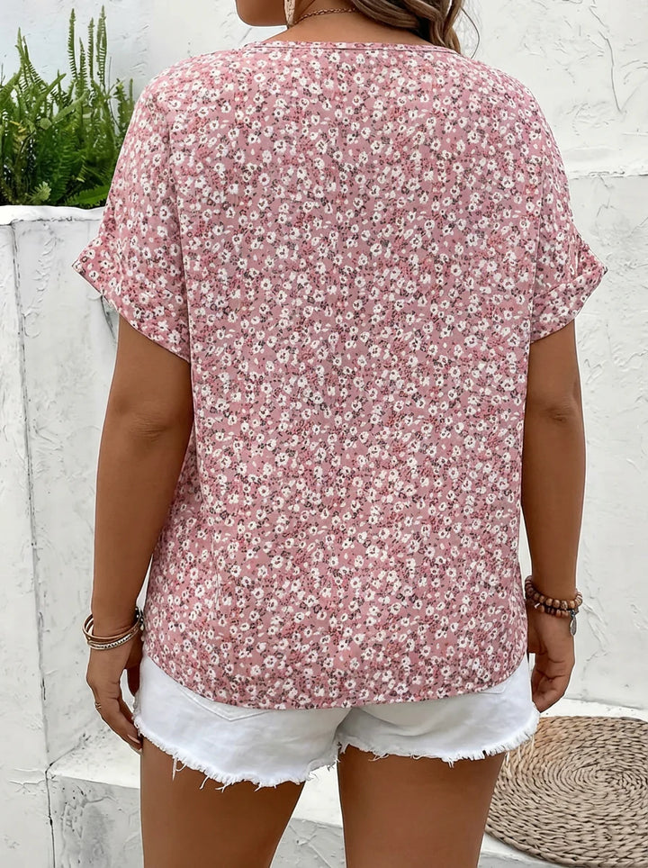 Verna | Chic Floral Print Blouse
