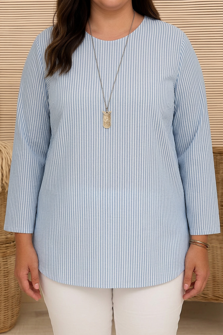 Cecilia | Trendy Striped Blouse
