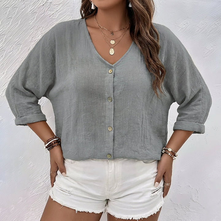 Marcia | Relaxed Button-Up Blouse