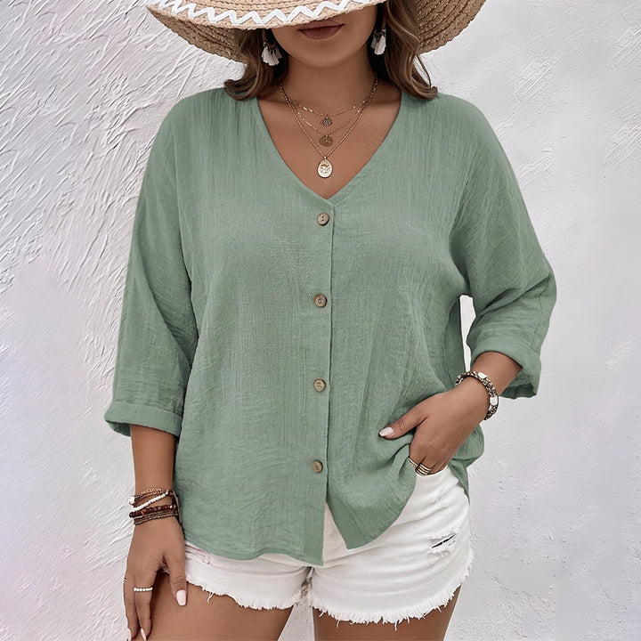 Marcia | Relaxed Button-Up Blouse
