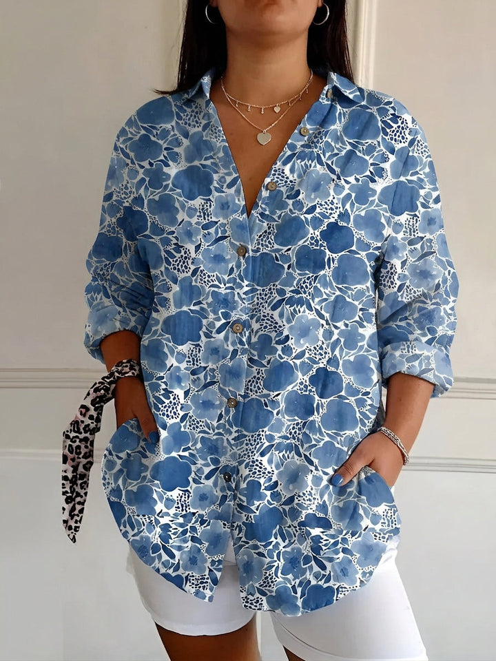 Avril | Chic Blouse with Whimsical Prints
